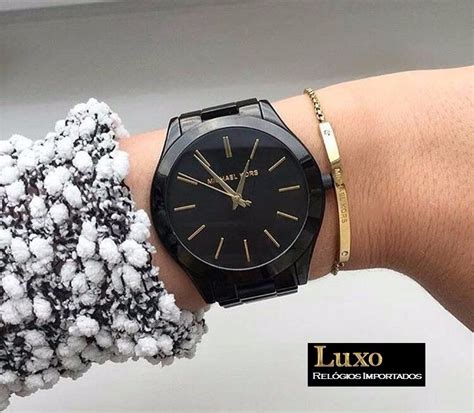 relogio michael kors feminino preto|Michael Kors ladies watches.